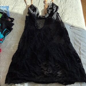 Victoria's Secret very sexy Black Lace chemise